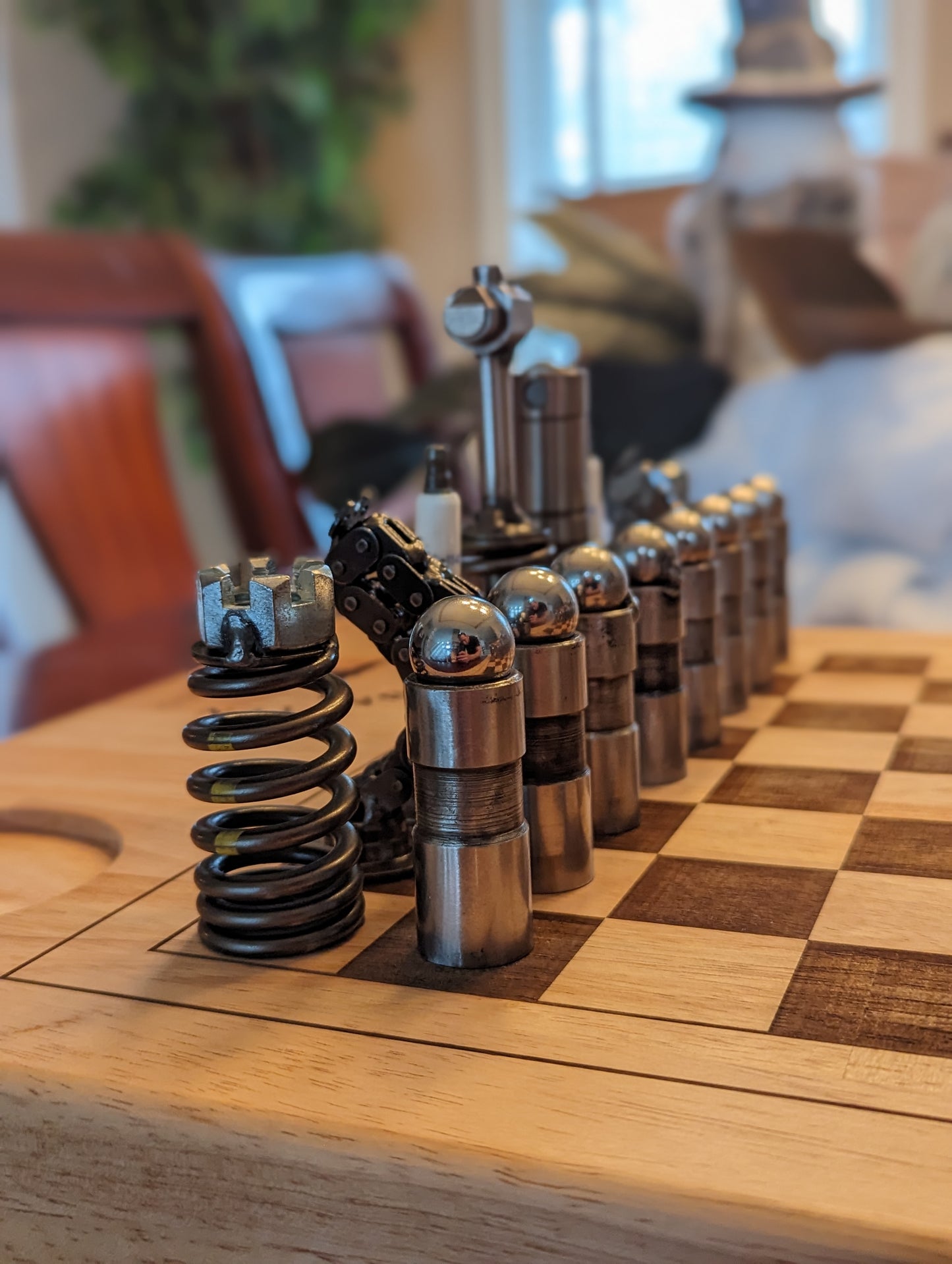Engine Valvetrain Chess Set