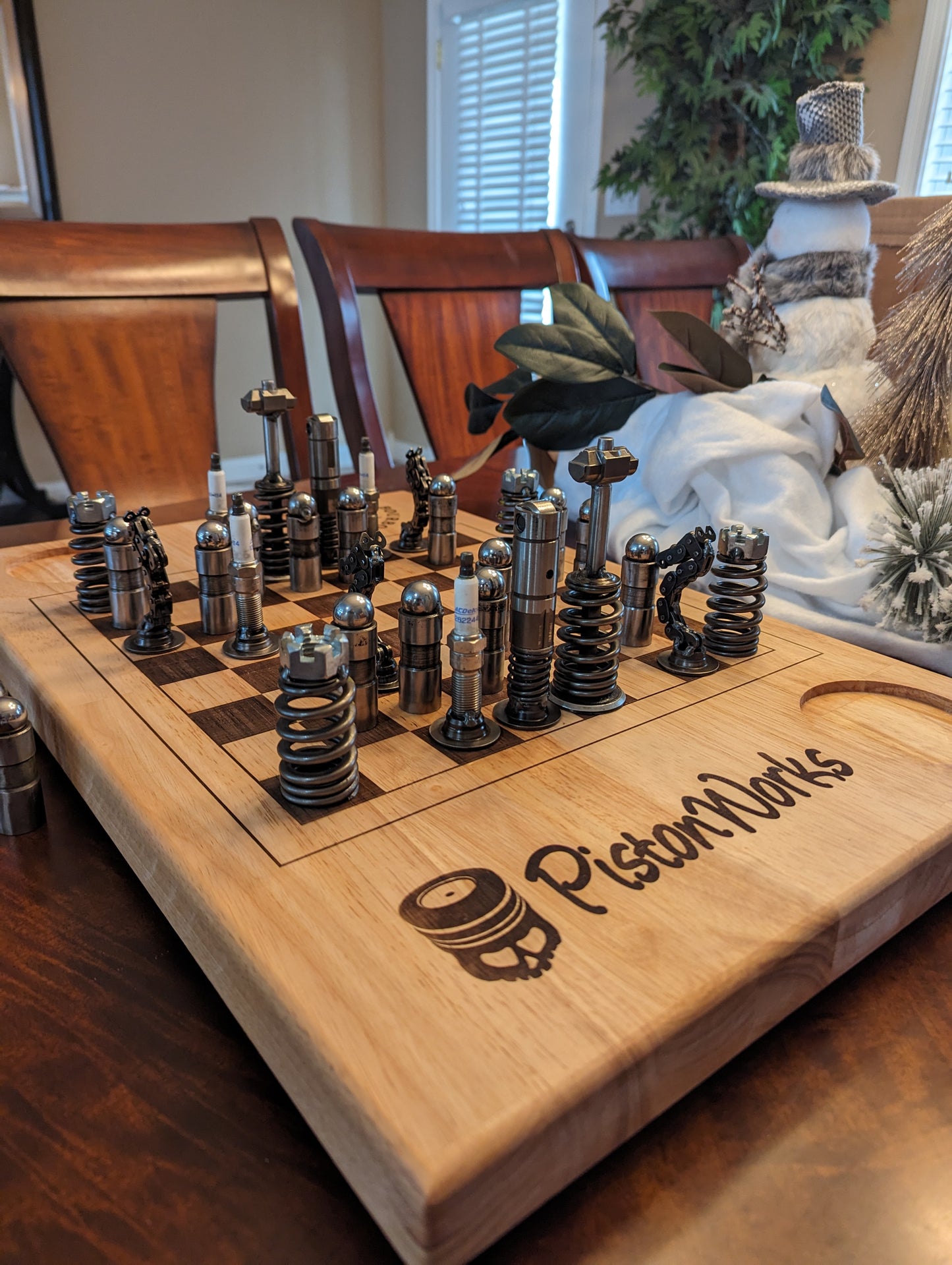 Engine Valvetrain Chess Set