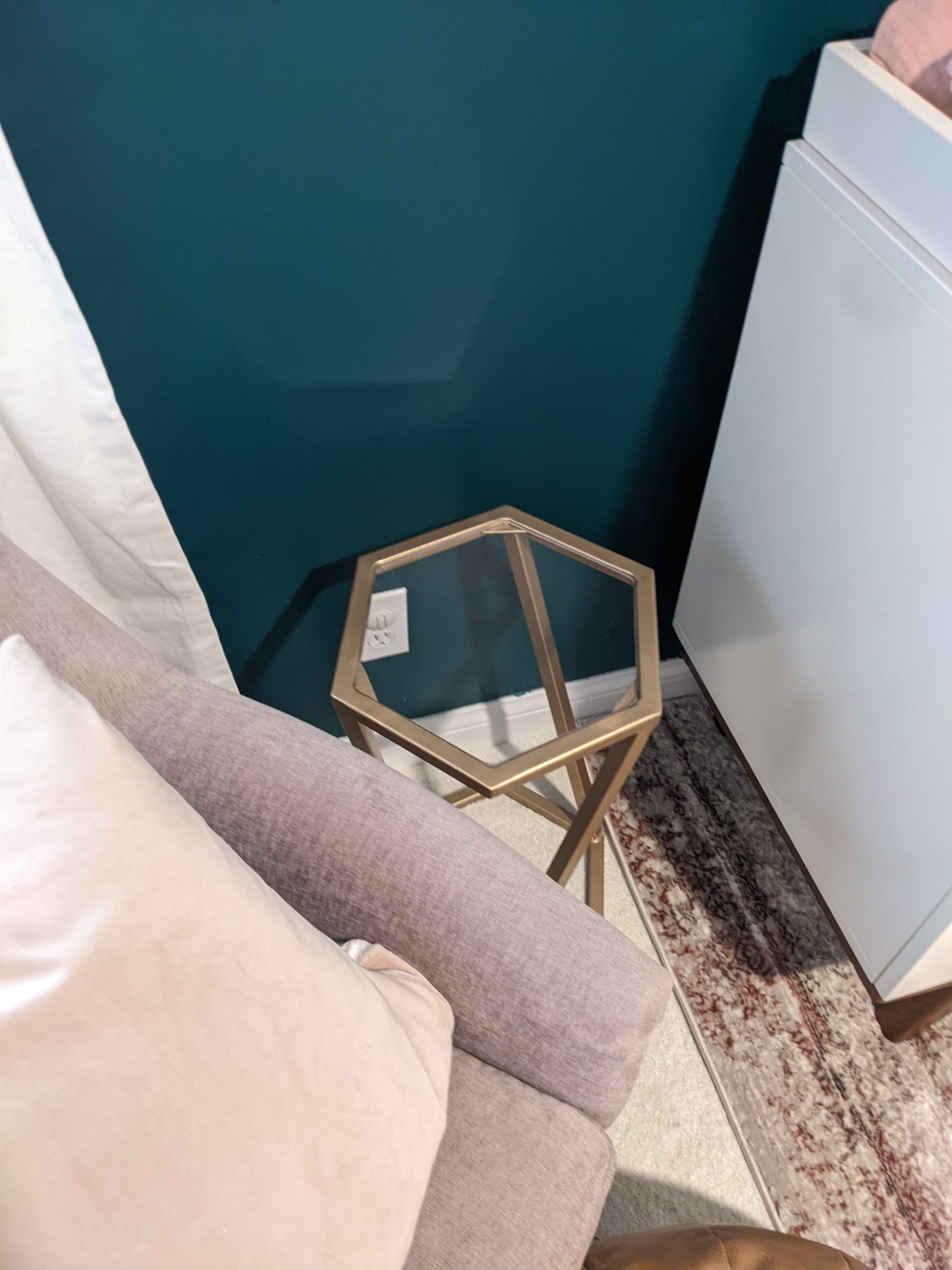 Hexagon End Table