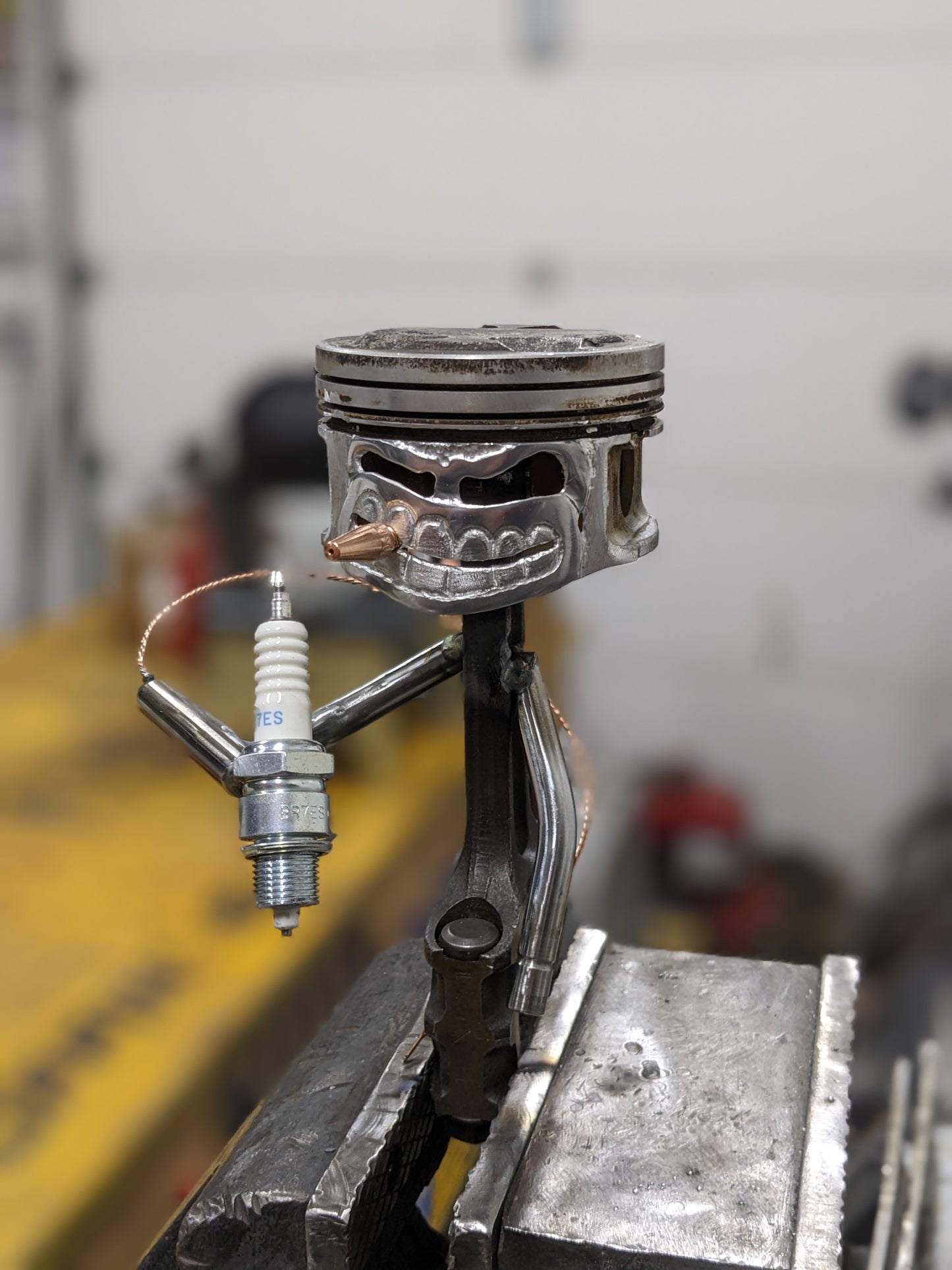 TIG Welder Piston Figurine