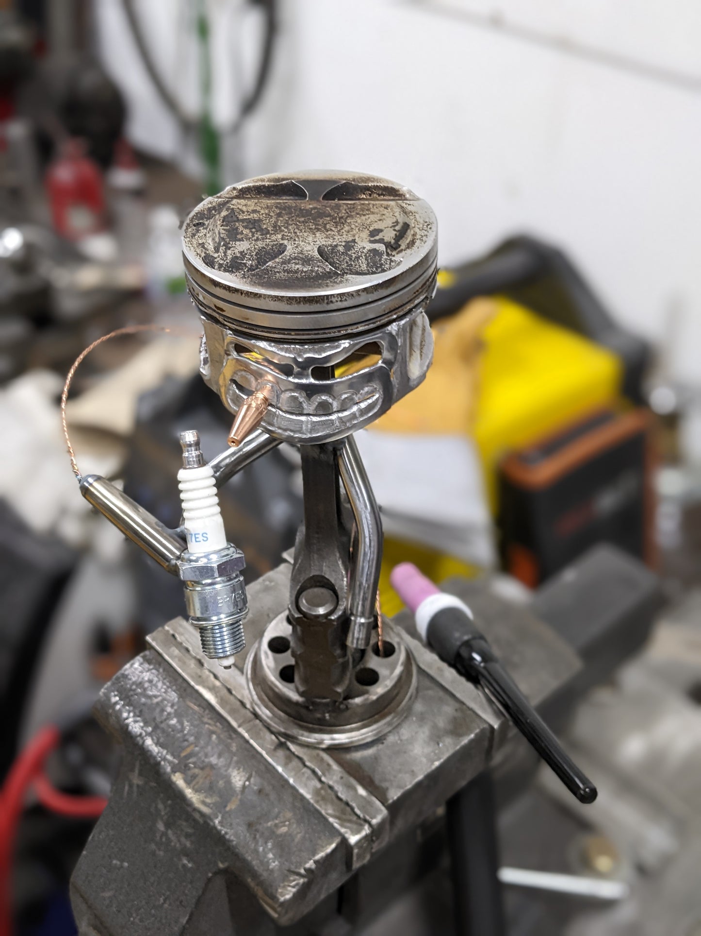 TIG Welder Piston Figurine