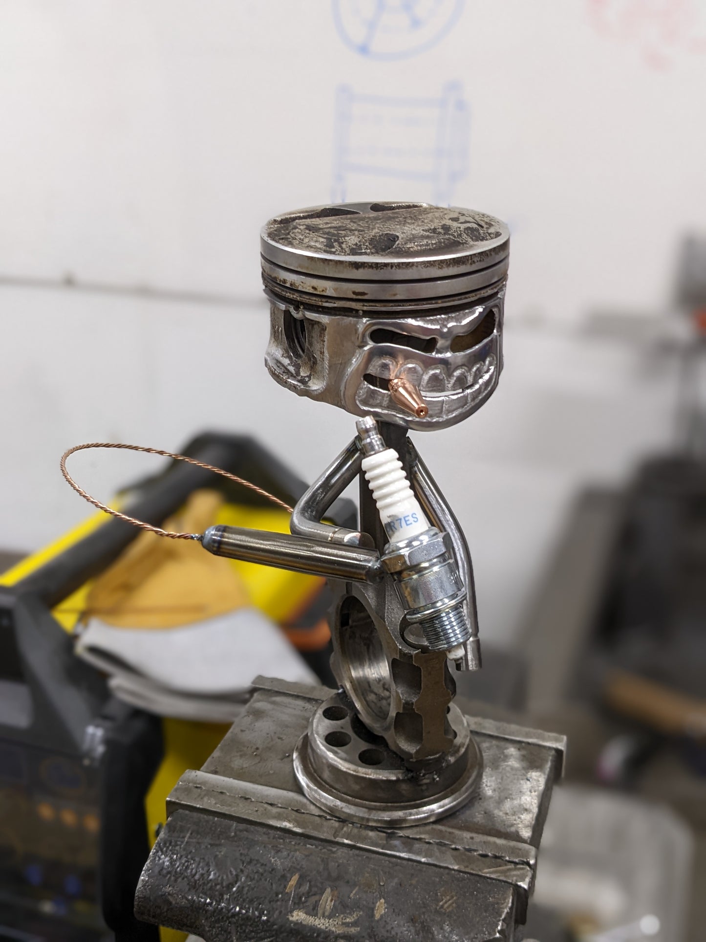 TIG Welder Piston Figurine