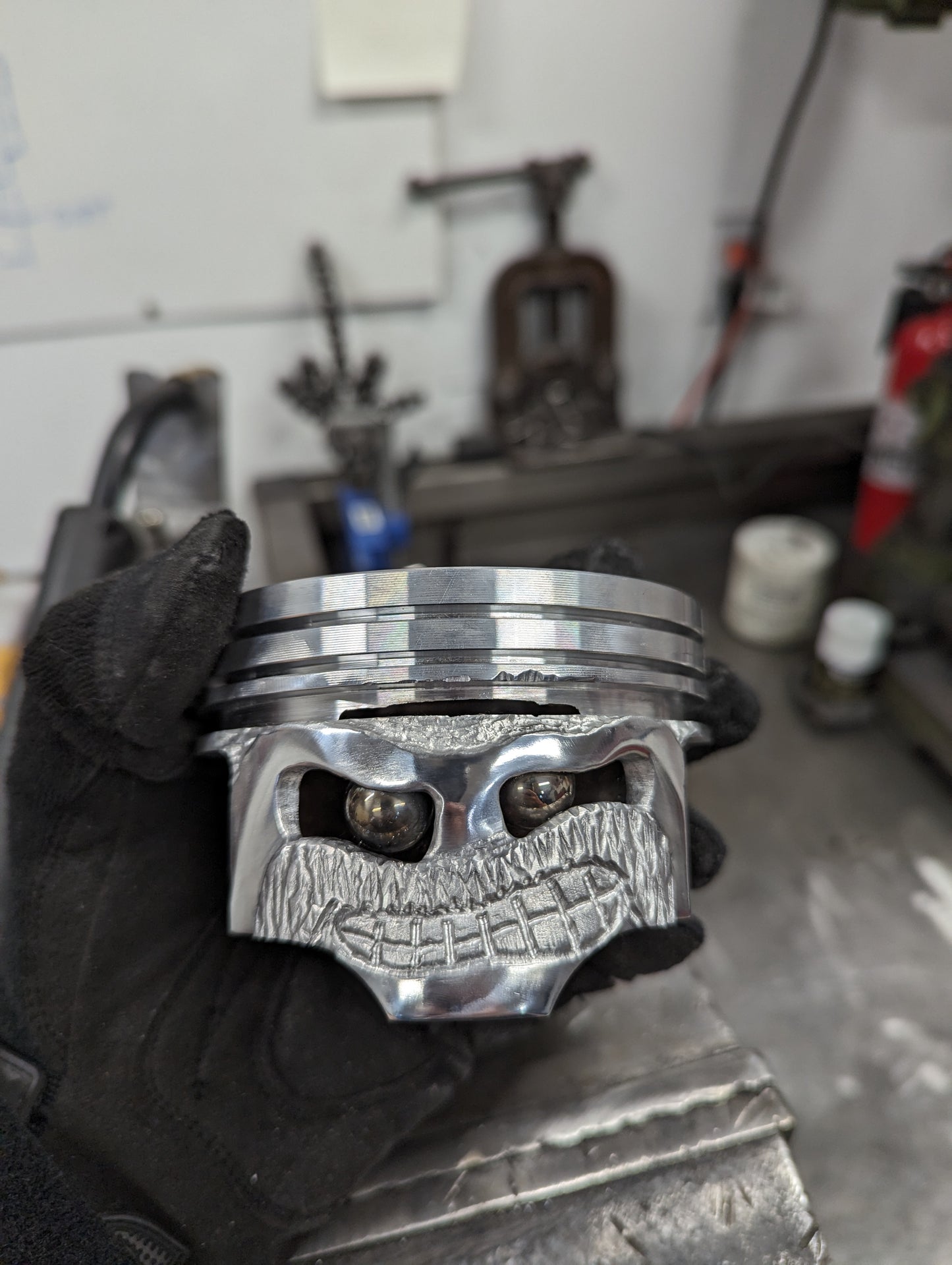 V8 Mustache Piston