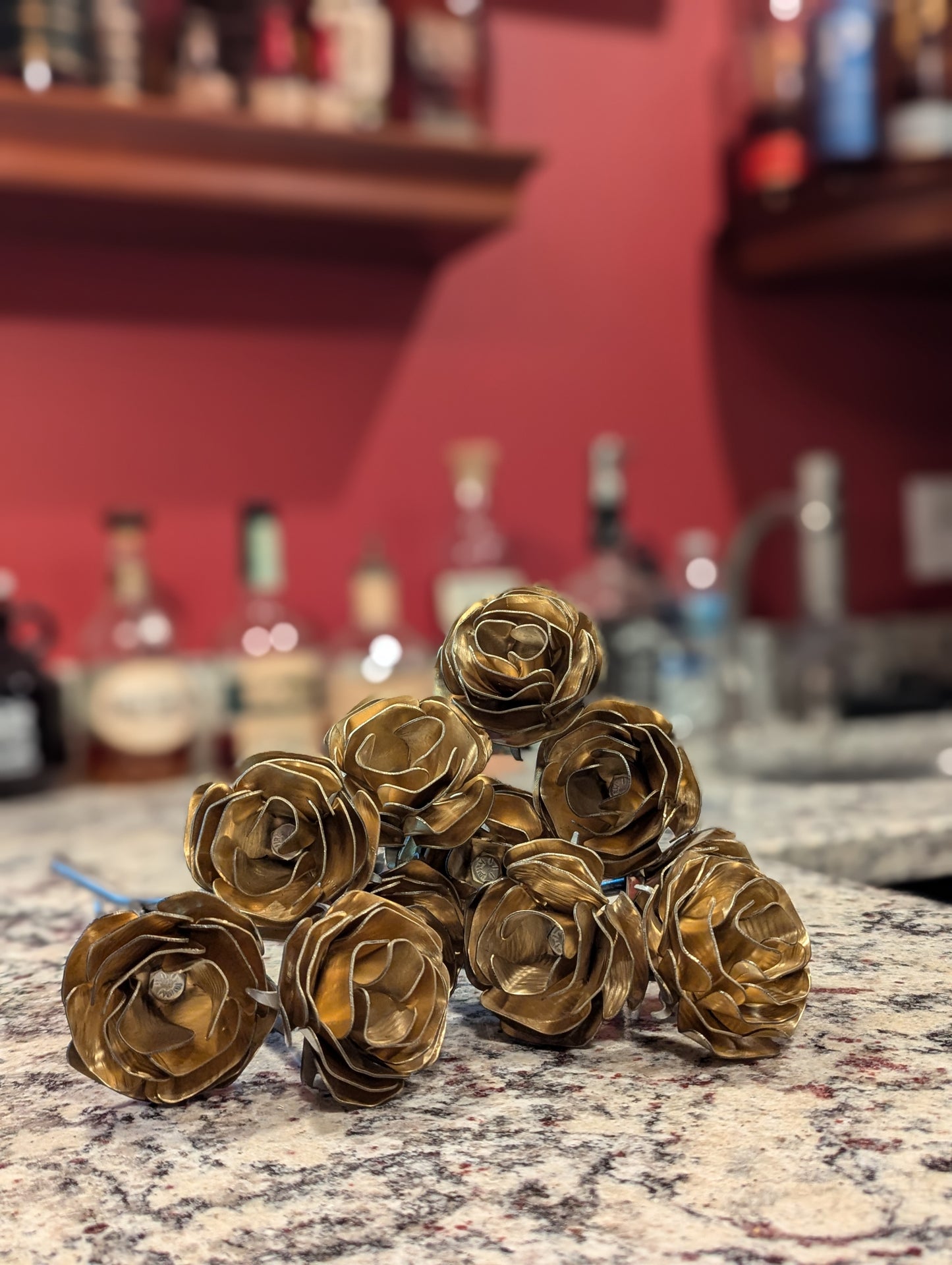 Handmade Metal Rose