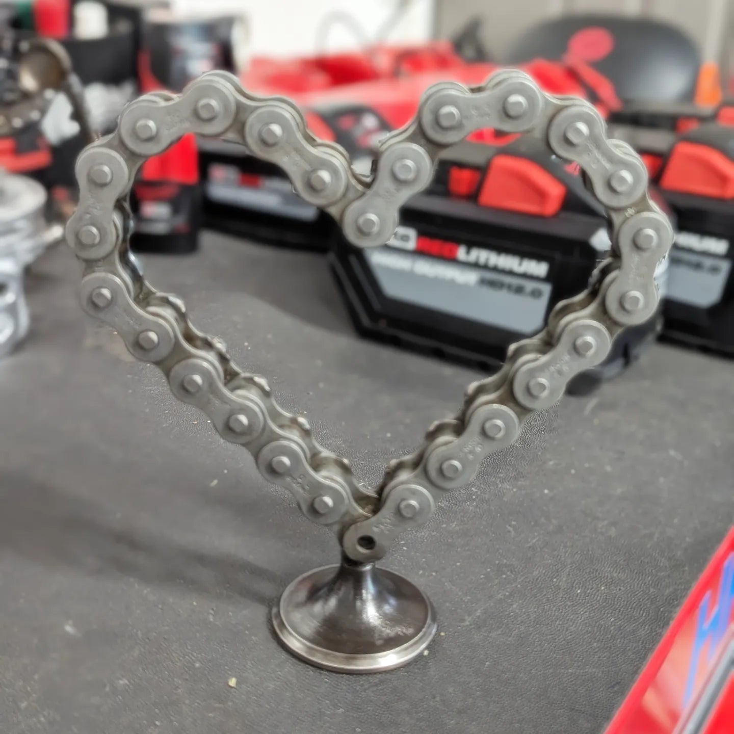 Motorcycle Chain Heart