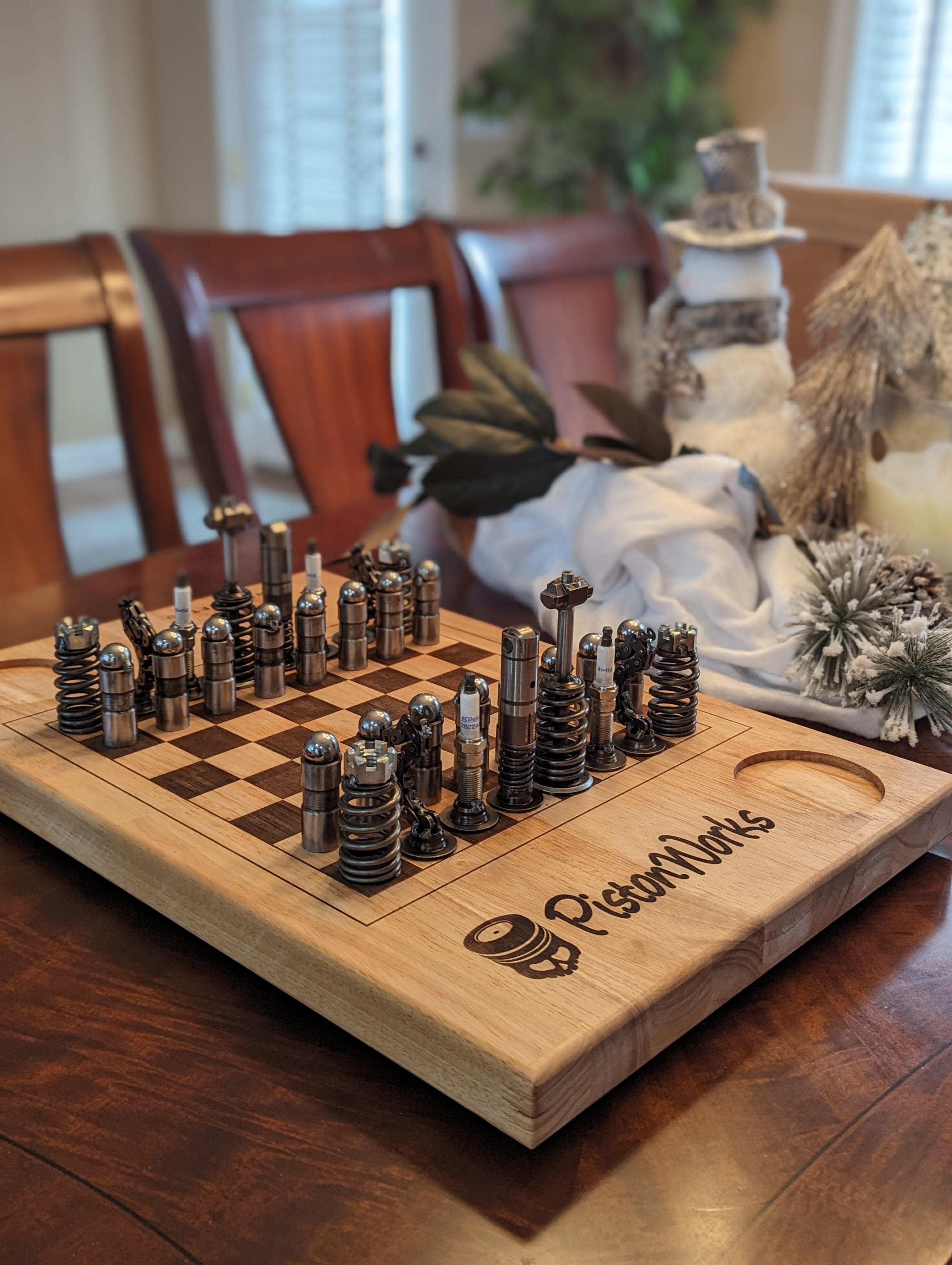 Engine Valvetrain Chess Set – pistonworks