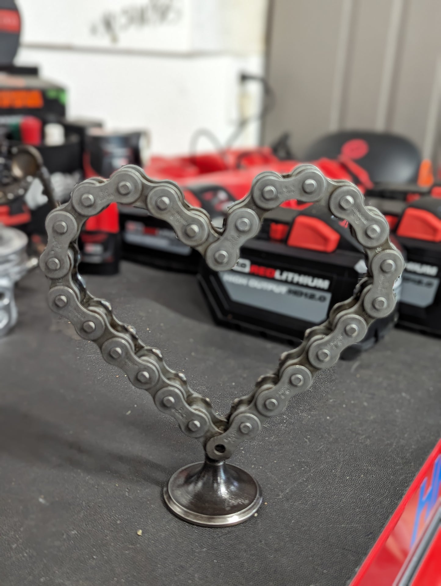 Motorcycle Chain Heart