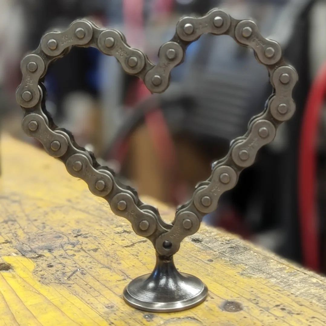 Motorcycle Chain Heart