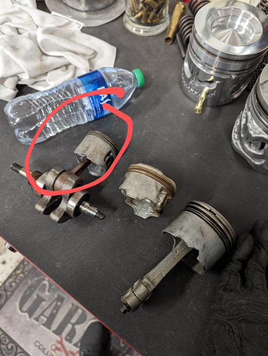 Small Piston - Rat Rod Hood Ornament